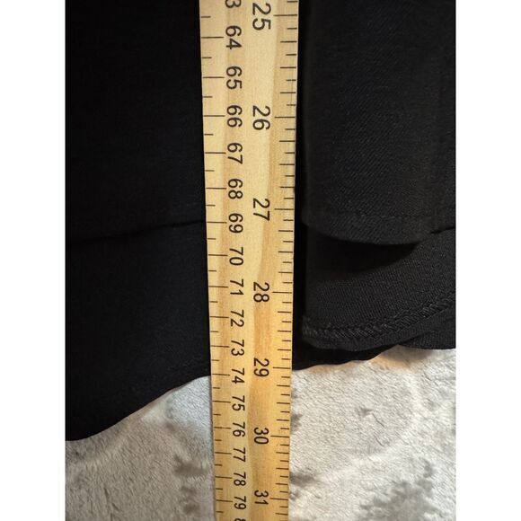 Eloquii Plus Size 20 Sleeveless Black Chiffon Draped Blouse Office Minimalist‎ - Picture 6 of 6